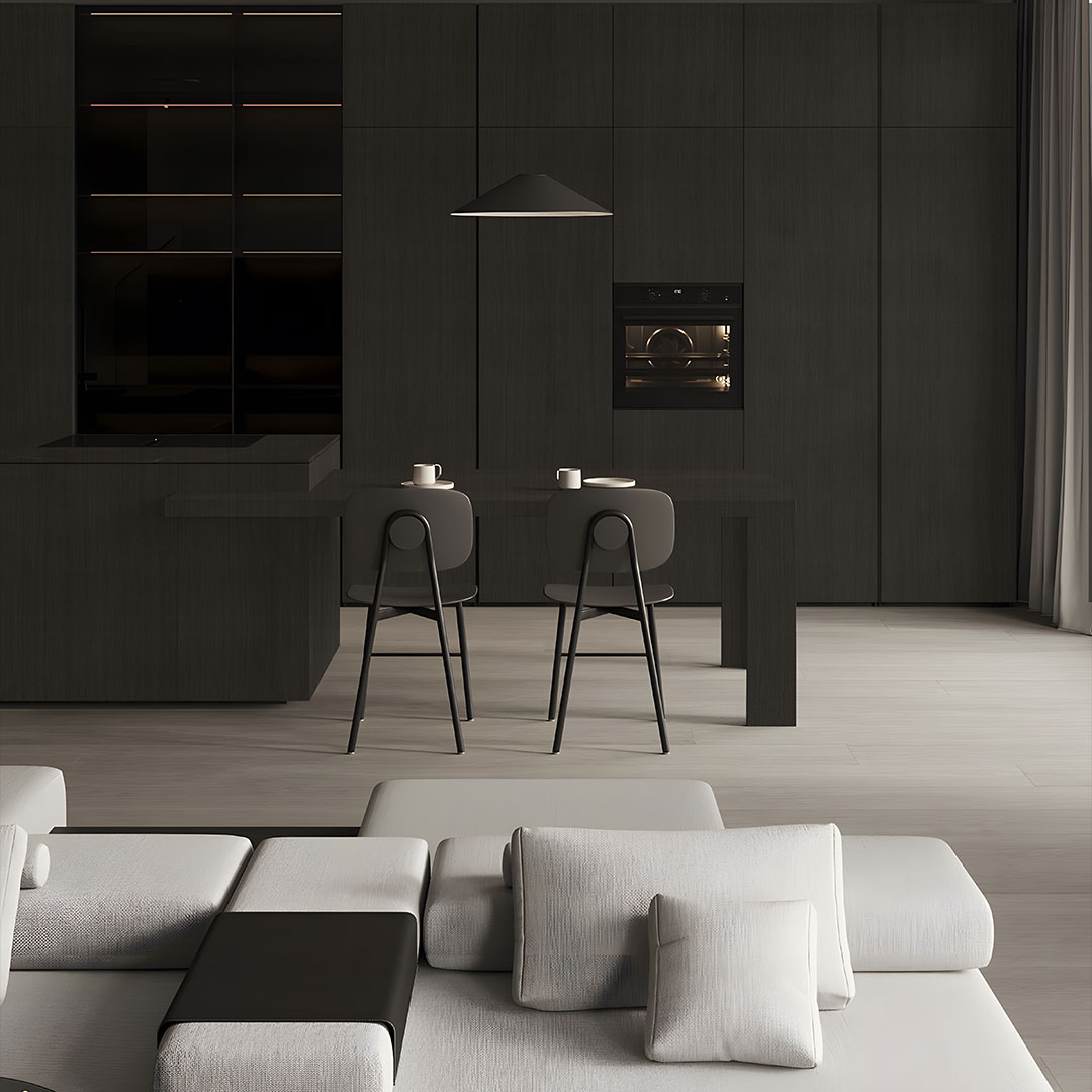 ZZ01 স্মোকড টেক্সচার প্যানেল - হালকা বিলাসিতা